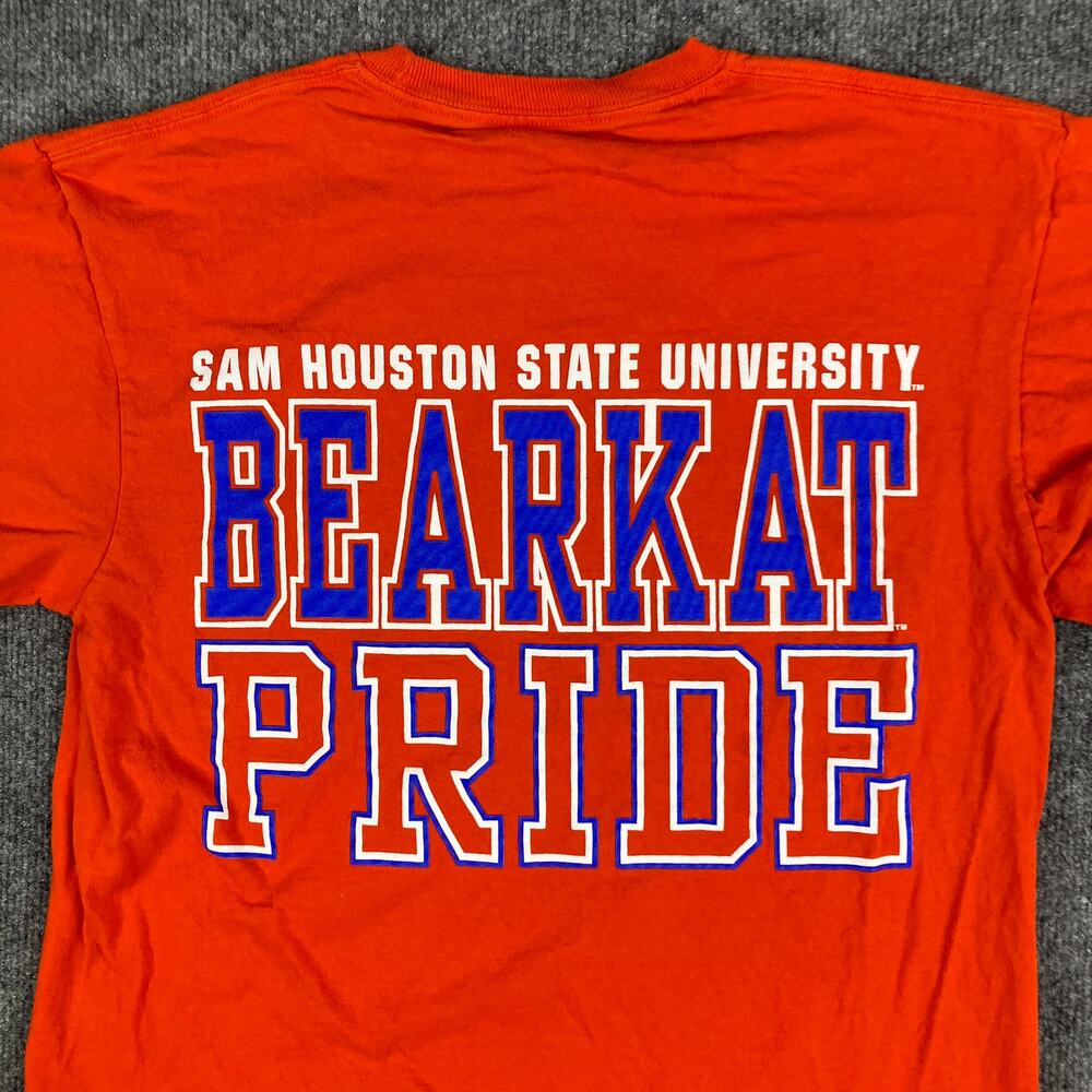 Jansport T Shirt Mens Size M Orange Sam Houston State Bearkats Graphic Tee